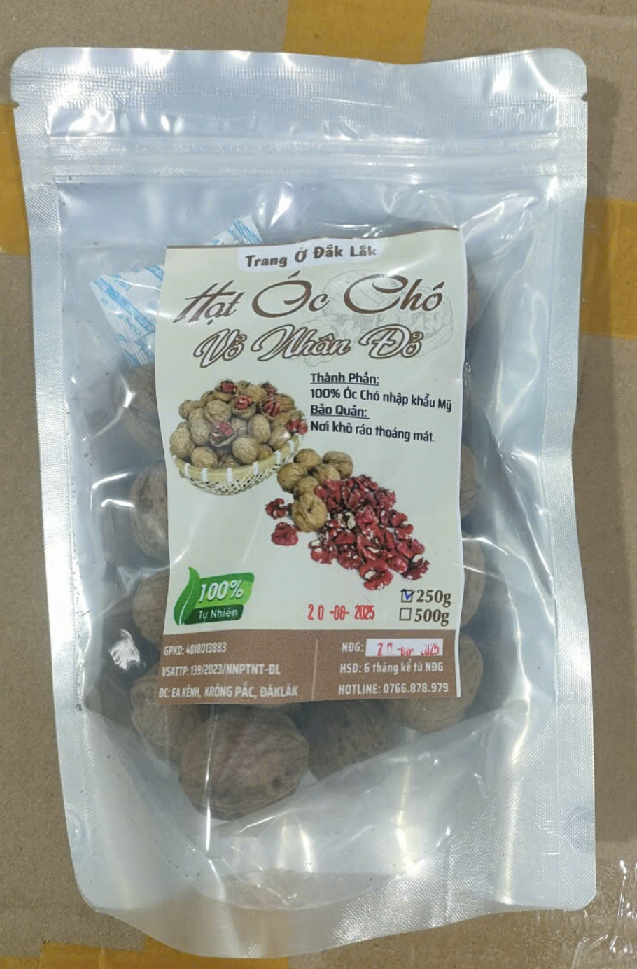 Hạt Óc Chó Sấy 250g